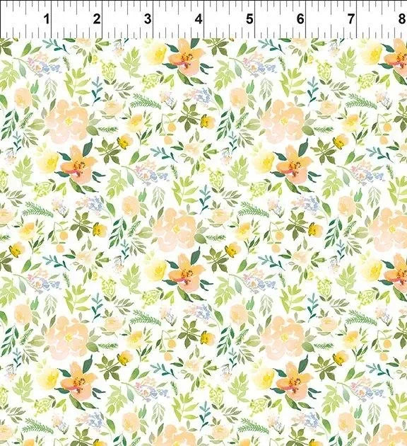 Watercolor Beauty Sprig in Peach - Mercury Craft Co.