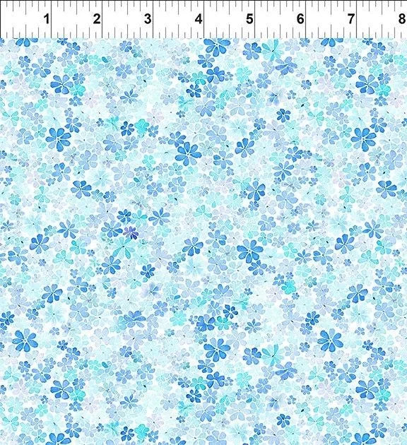 Watercolor Beauty Daisy in Blue - Mercury Craft Co.