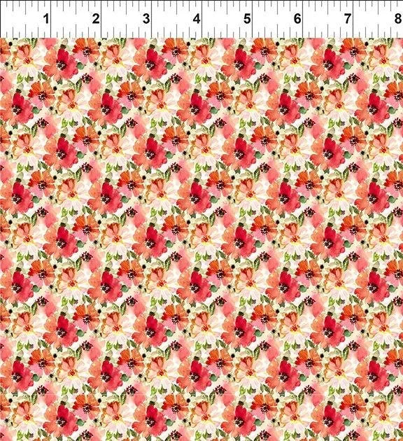 Watercolor Beauty Summer in Red - Mercury Craft Co.