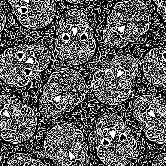 Day of the Dead Sugar Skulls in Licorice - Mercury Craft Co.
