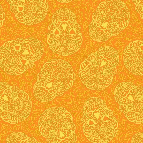Day of the Dead Sugar Skulls in Mango - Mercury Craft Co.