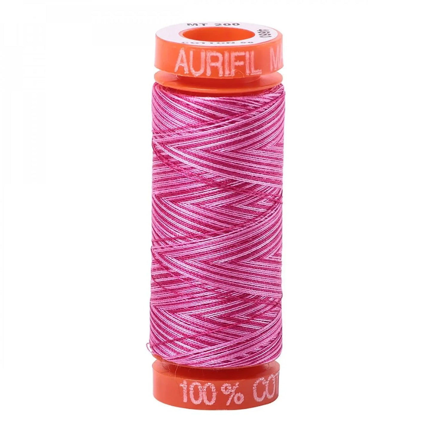 Aurifil Pink Taffy #4660 50wt 220yds Variegated Thread - Mercury Craft Co.