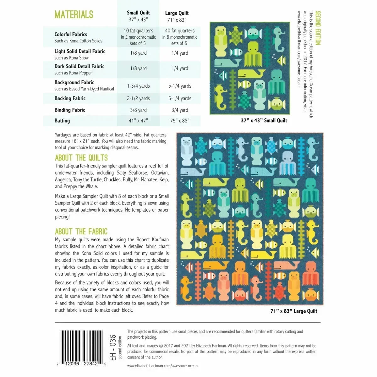 Awesome Ocean Quilt Pattern - Mercury Craft Co.