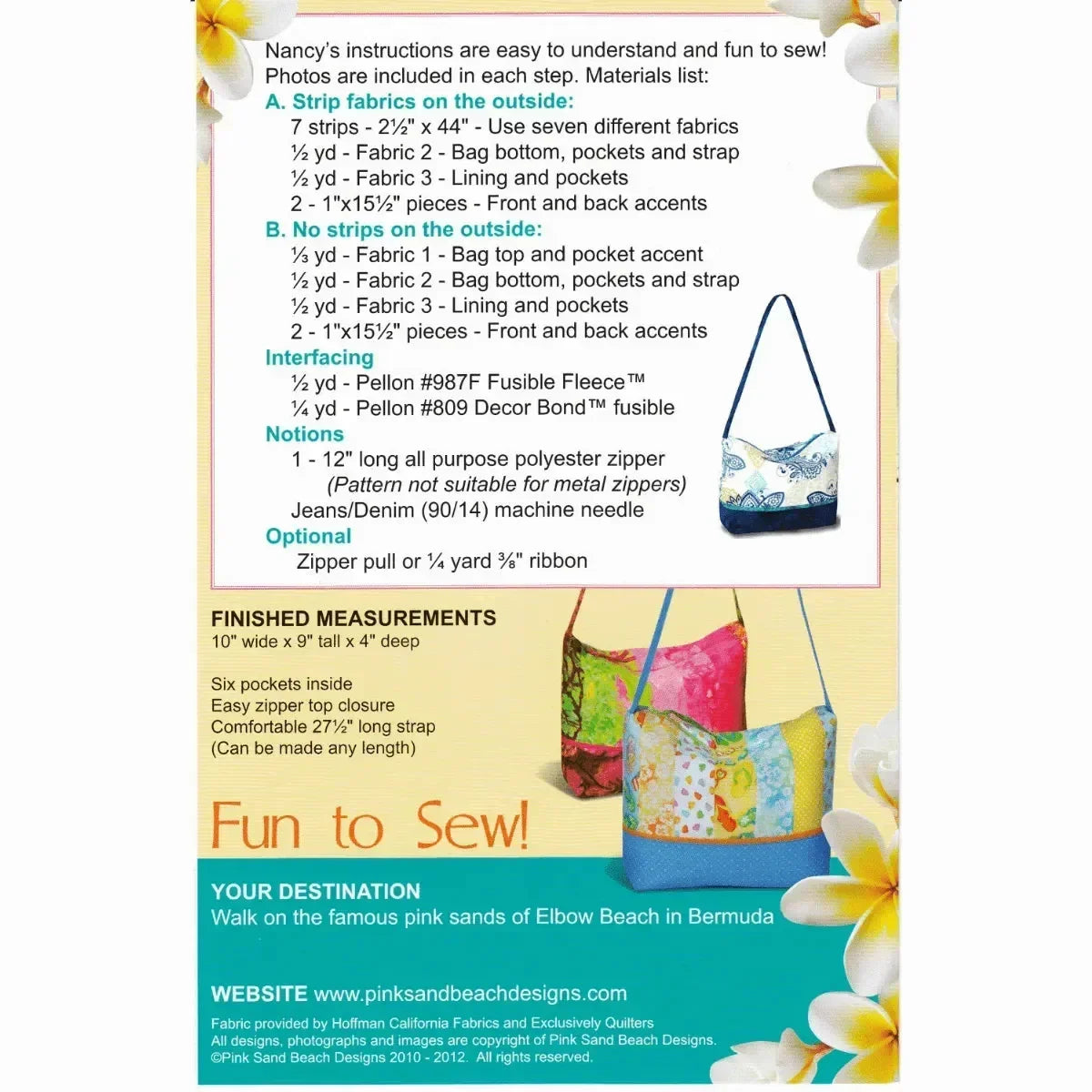 Bermuda Bag Pattern - Mercury Craft Co.