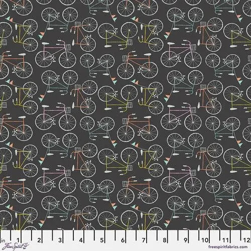 Wanderlust Bike Ride in Charcoal - Mercury Craft Co.