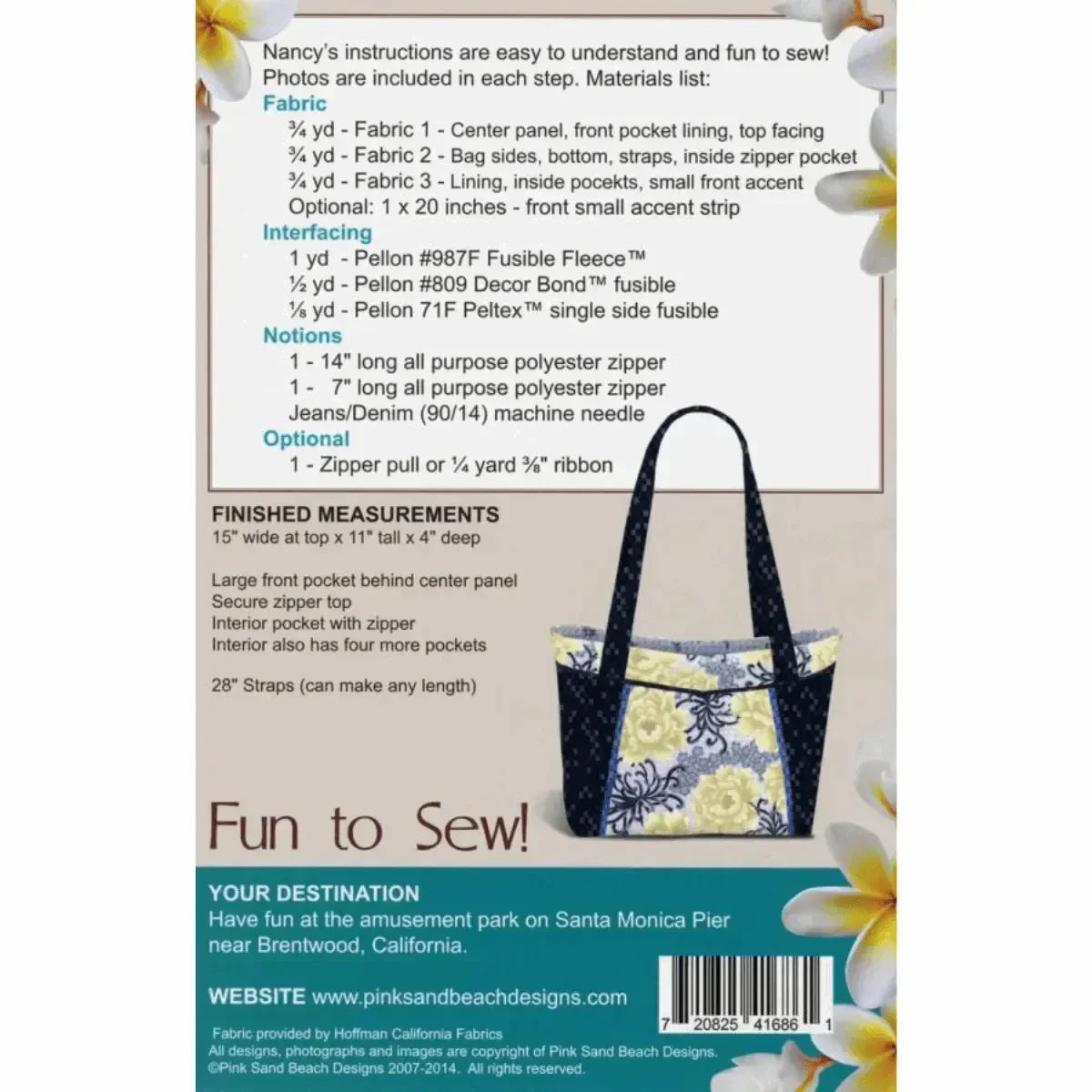 Brentwood Bag Pattern - Mercury Craft Co.