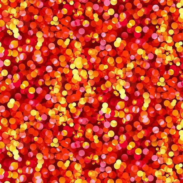 Reflections Orange Butterfly Magic Dots - Priced/Sold by the Half-Yard