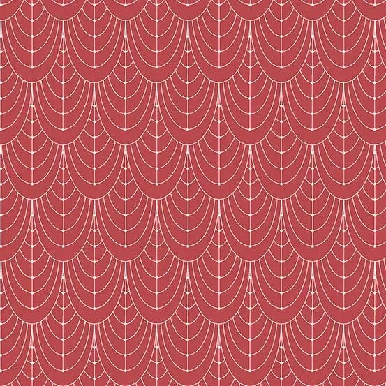 Century Prints Deco Curtains in Barnrose - Mercury Craft Co.