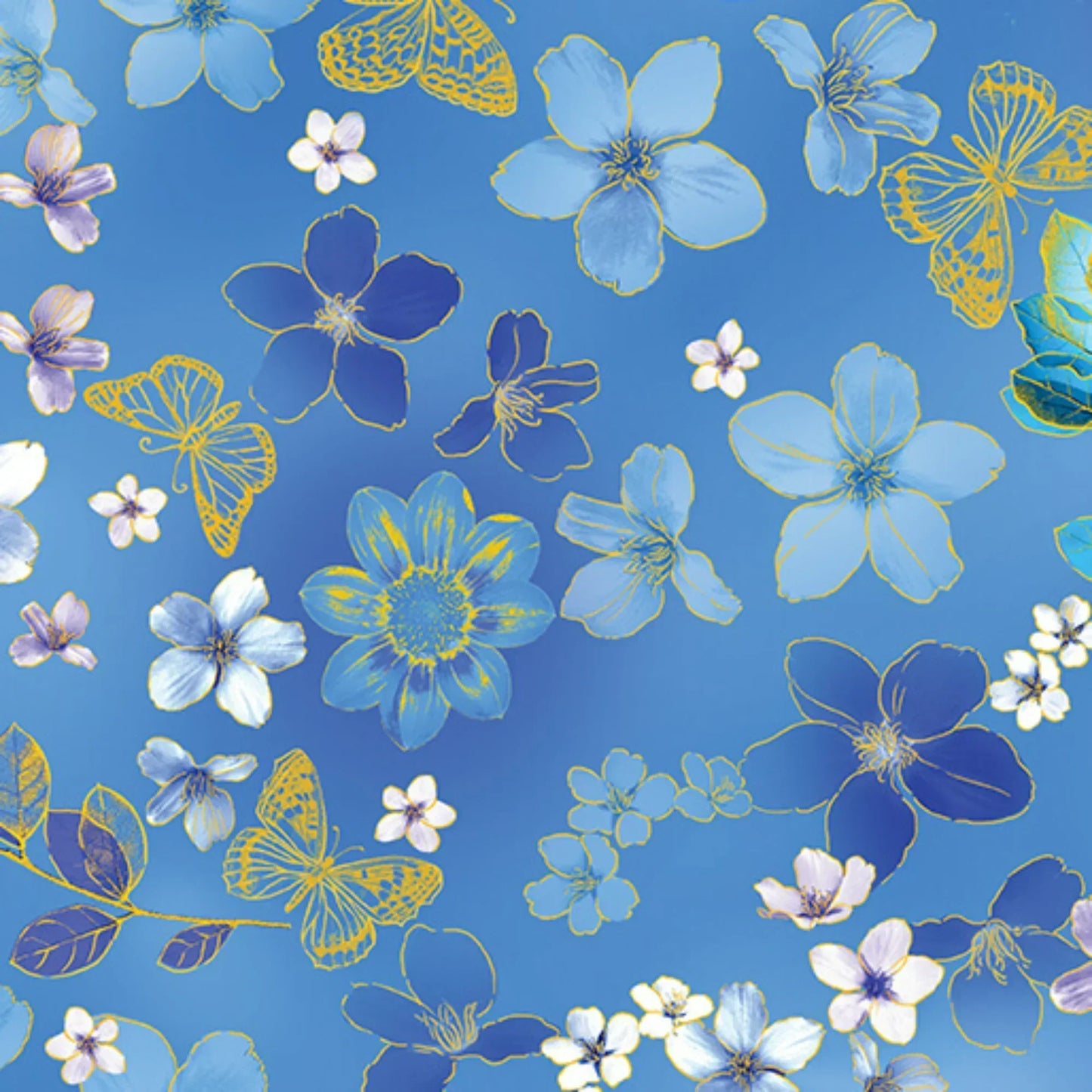 Metallic Impressions Ethereal Field in Light Blue - Mercury Craft Co.