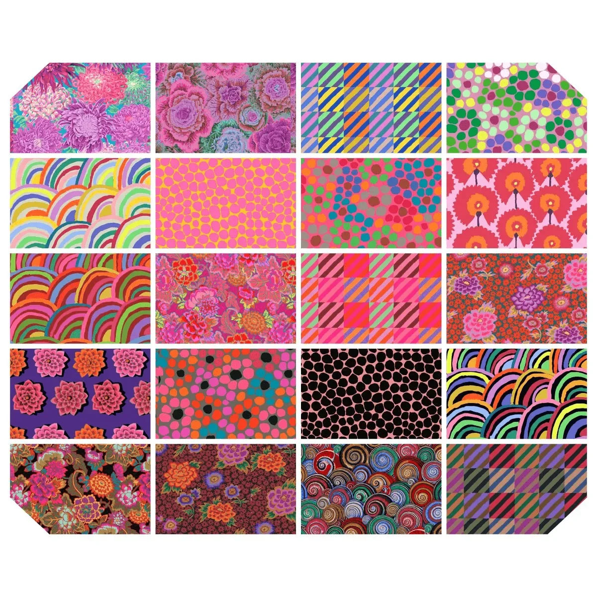 Kaffe Fassett February 2022 Mars Fat Quarter Bundle - Mercury Craft Co.