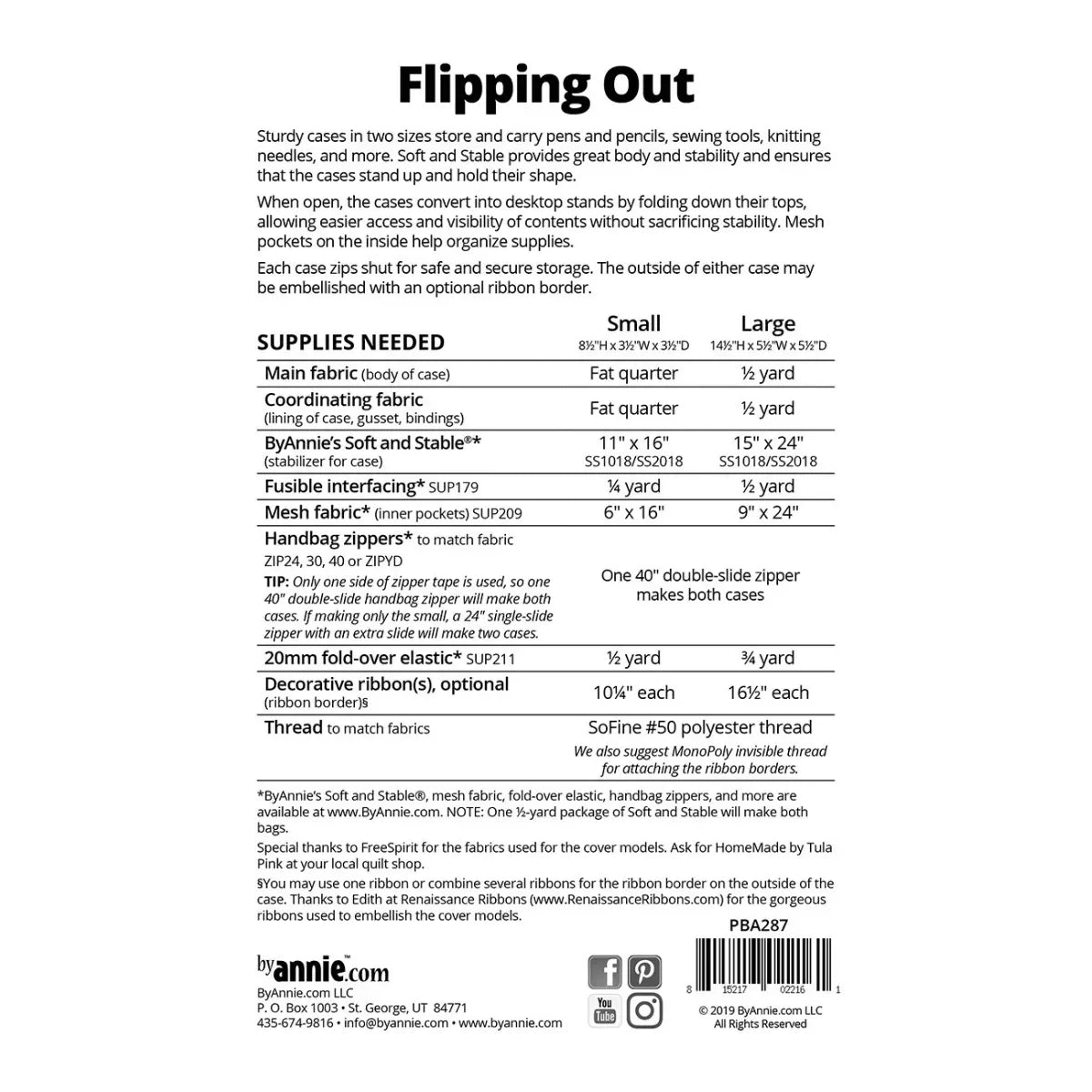 Flipping Out Pattern - Mercury Craft Co.