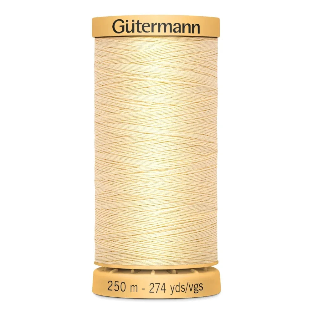 Gutermann Cream #1105 50wt 273yds Natural Cotton Thread