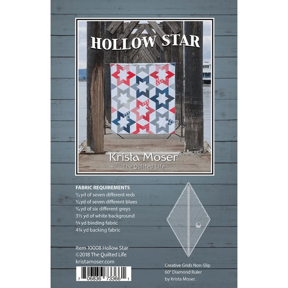 Hollow Star Quilt Pattern - Mercury Craft Co.
