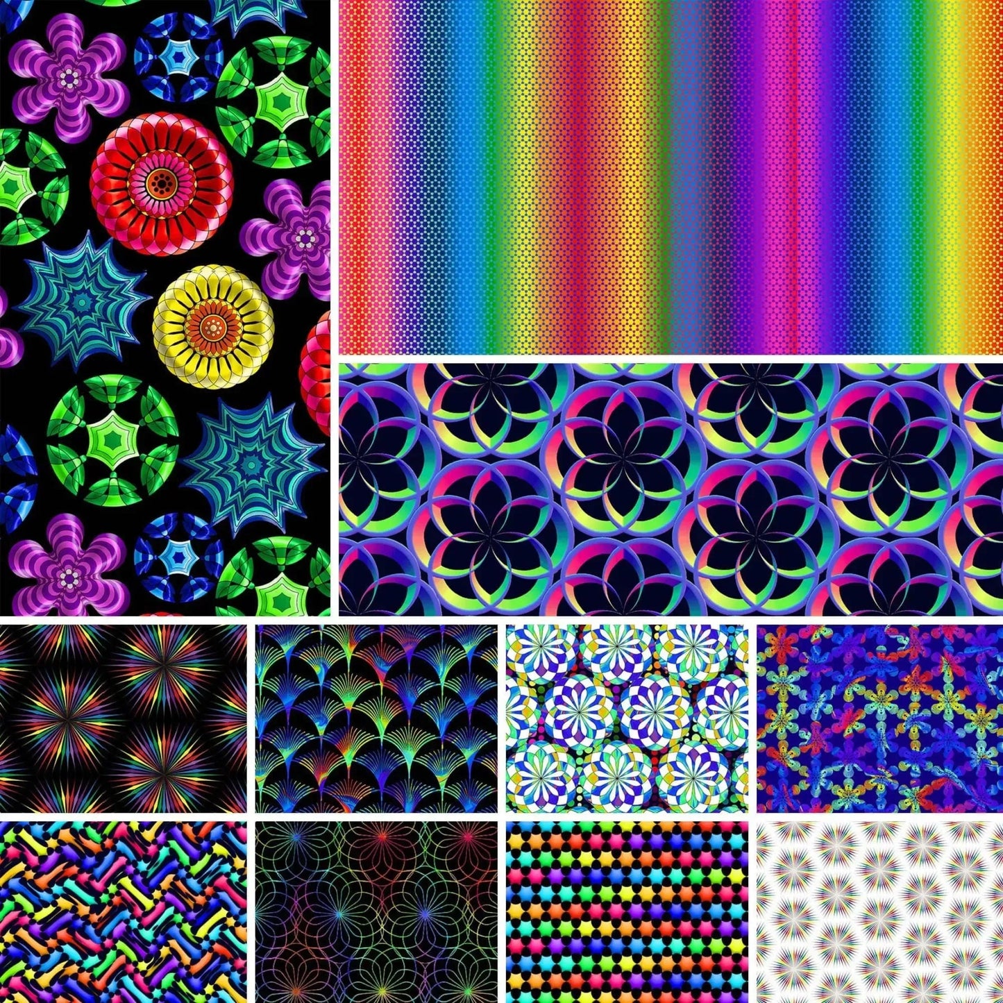 Kaleidographix One-Yard Bundle - Mercury Craft Co.