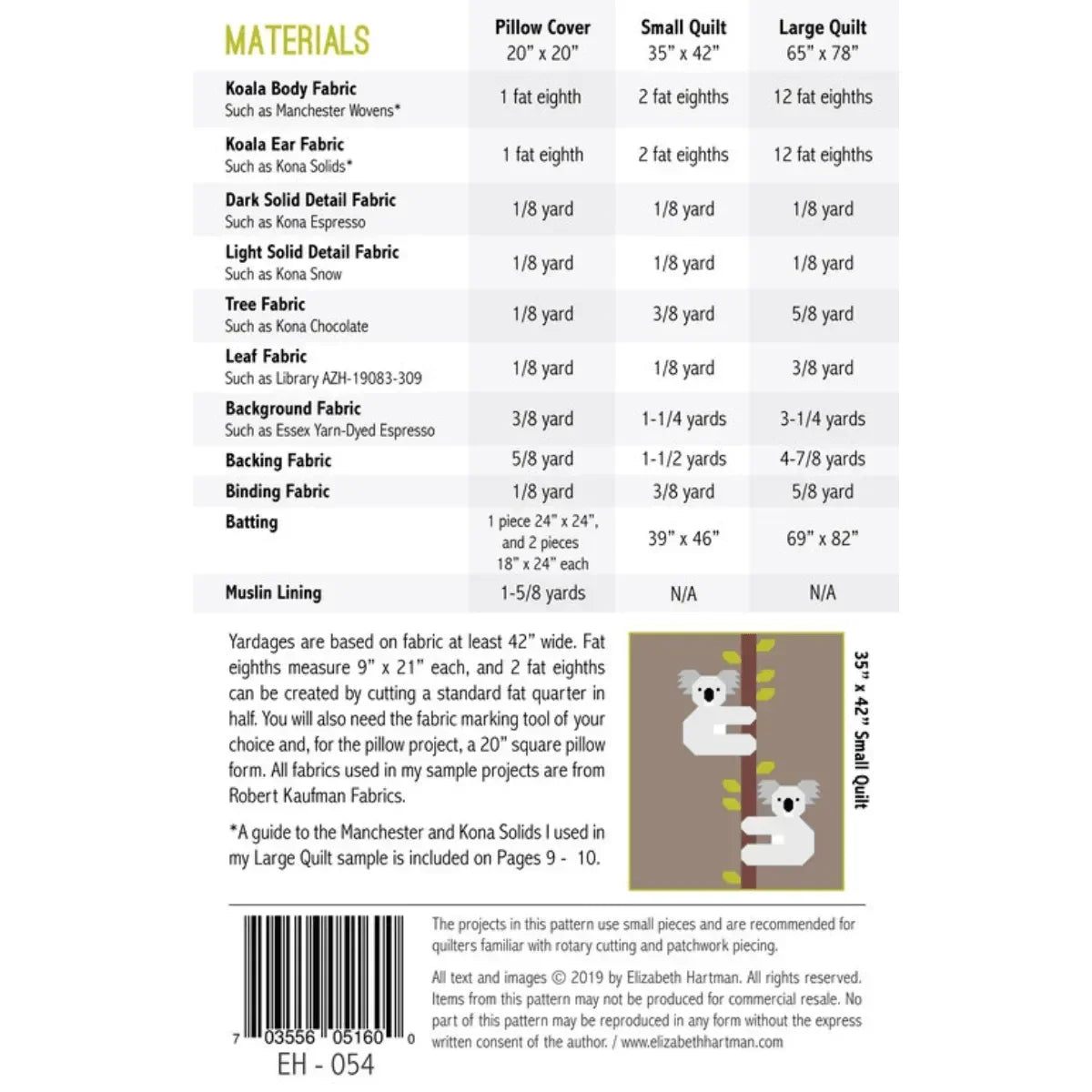 Koalas Quilt Pattern - Mercury Craft Co.