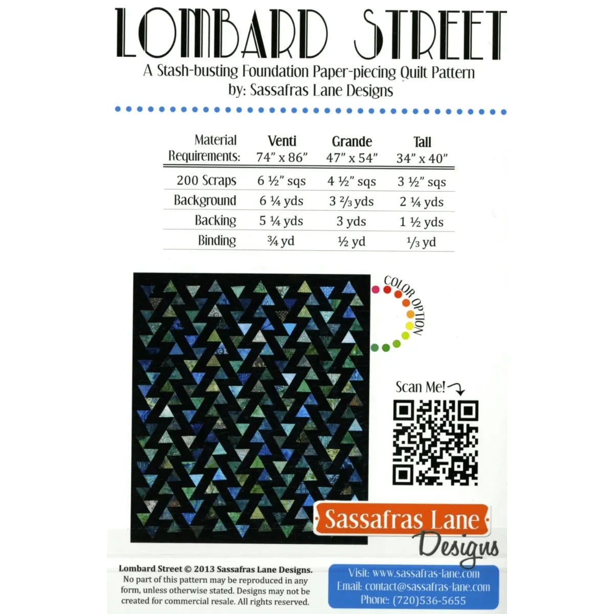 Lombard Street Quilt Pattern - Mercury Craft Co.