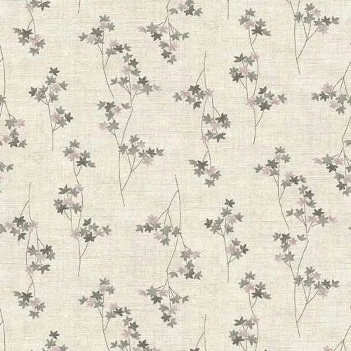 Serenity Grey & Cream Floral - Mercury Craft Co.
