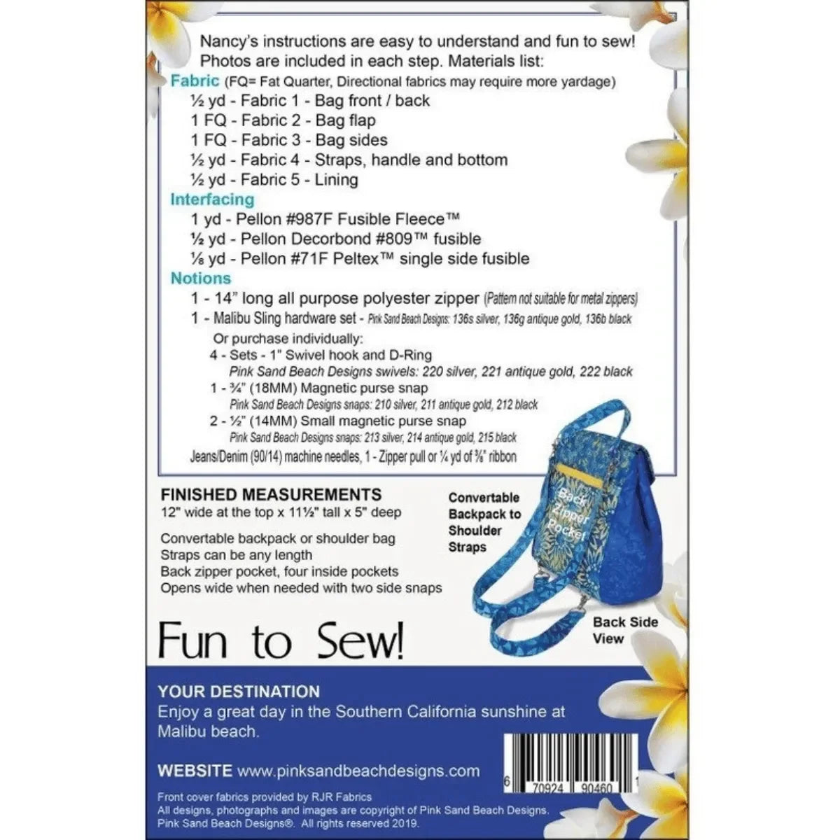 Malibu Sling Pattern - Mercury Craft Co.