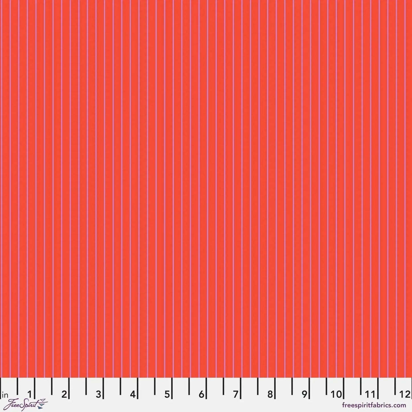 True Colors Tiny Stripes in Wildfire - Mercury Craft Co.