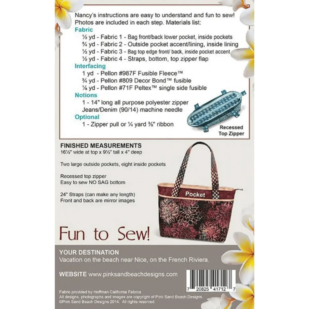 Riviera Handbag Pattern - Mercury Craft Co.