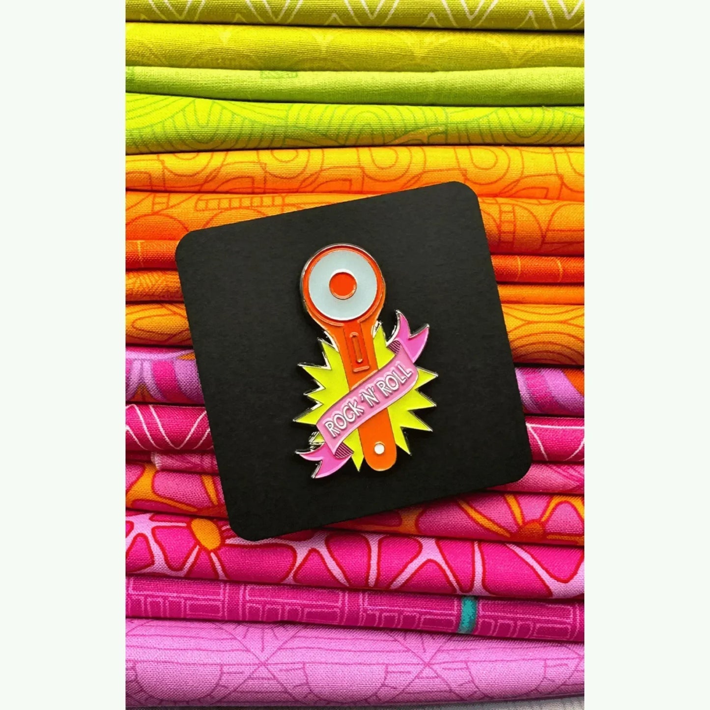 Rotary Cutter Enamel Pin - Mercury Craft Co.