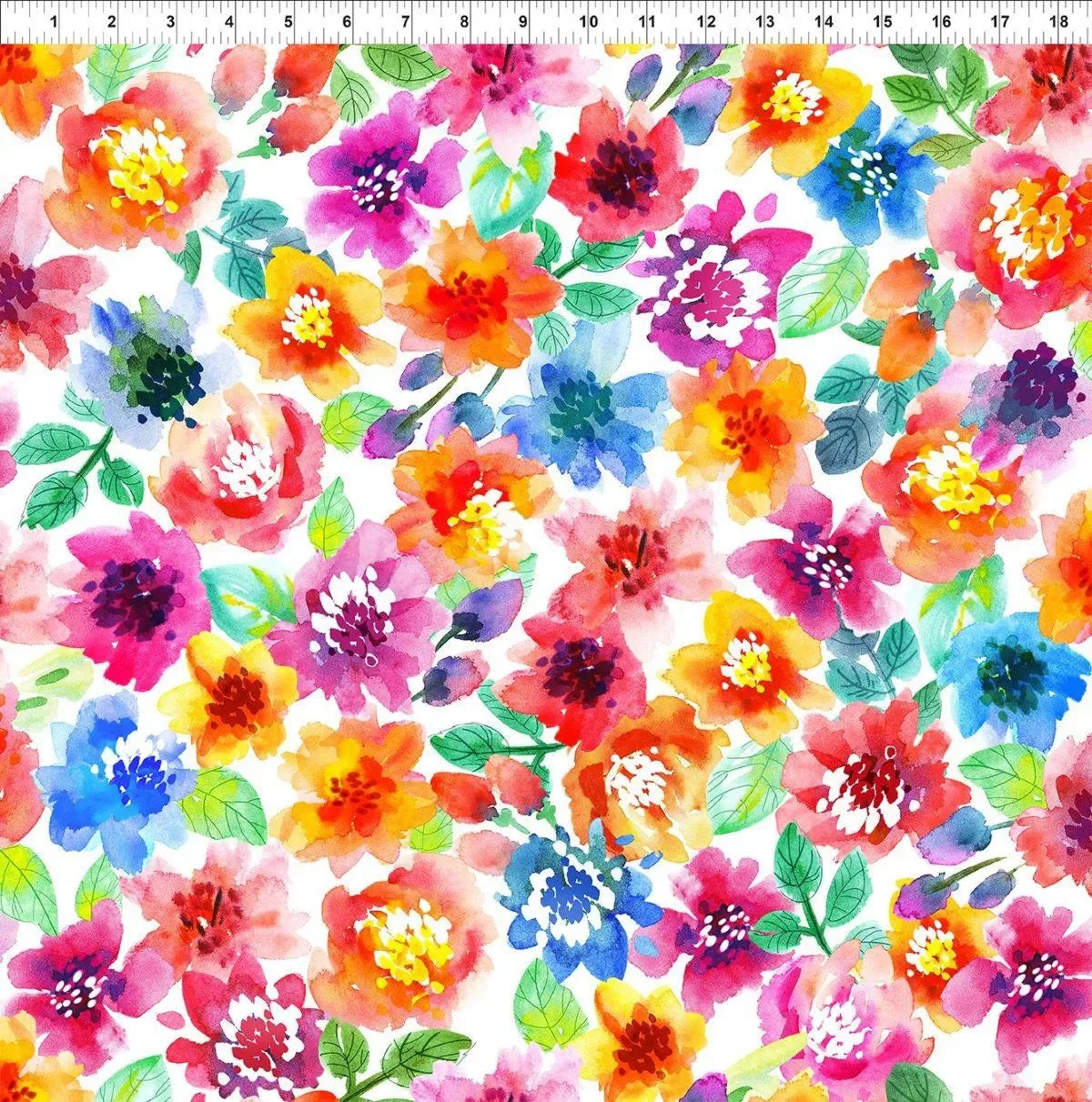 Sew Spring Large Floral in Multi - Mercury Craft Co.