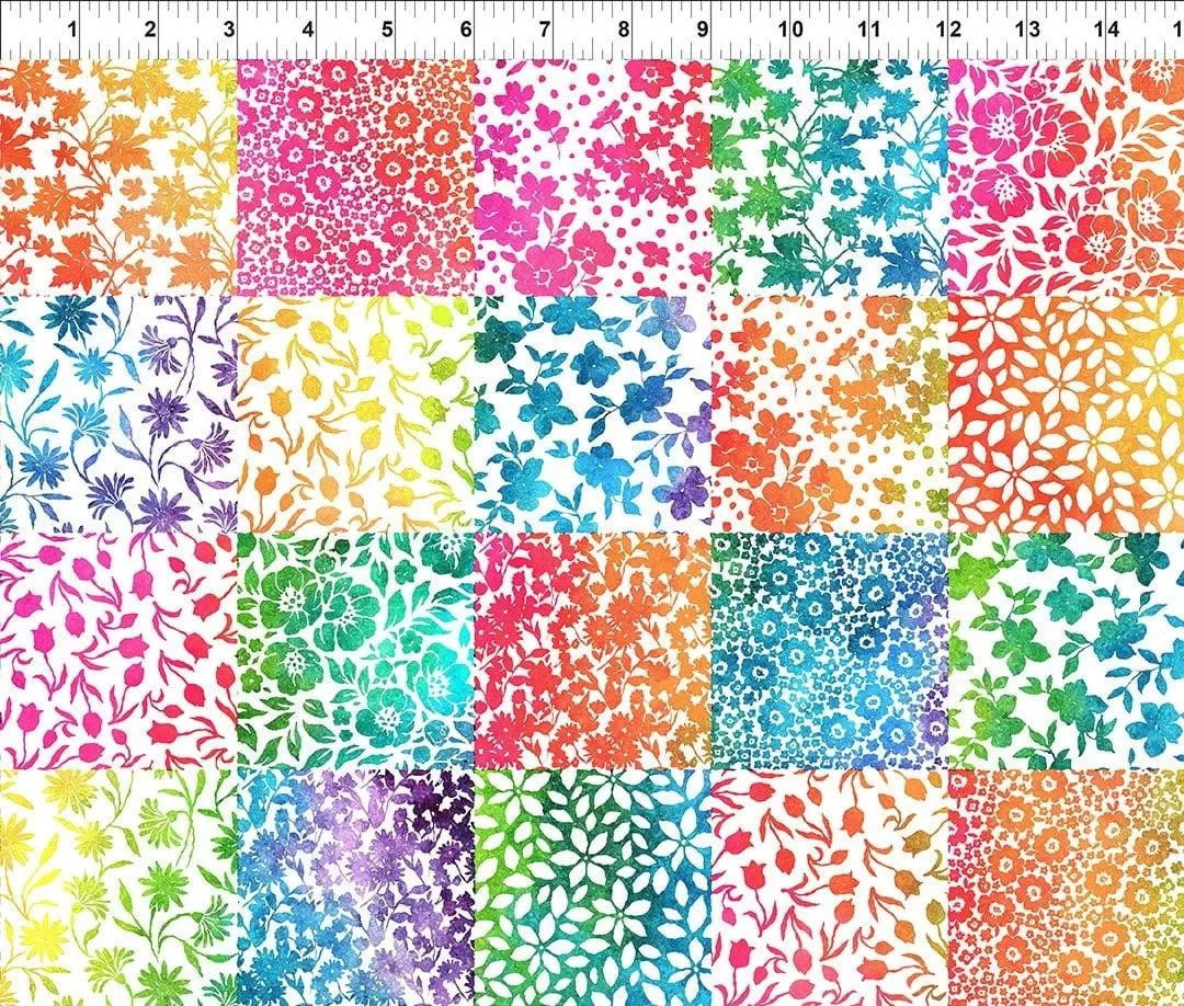 Sew Spring Patchwork in Multi - Mercury Craft Co.