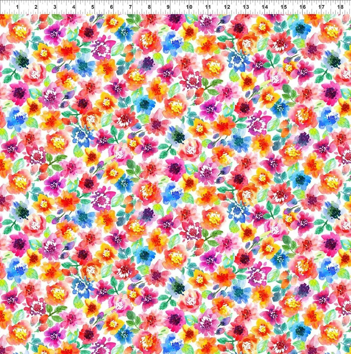 Sew Spring Small Floral in Multi - Mercury Craft Co.