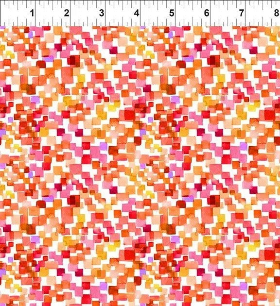 Sew Spring Squares in Red - Mercury Craft Co.