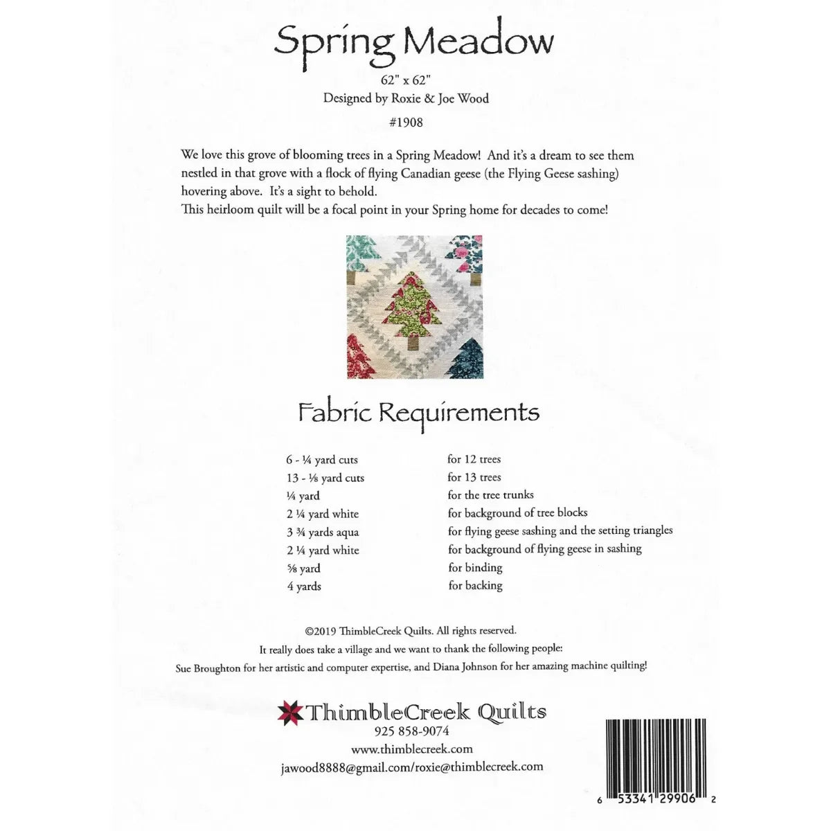 Spring Meadow Quilt Pattern - Mercury Craft Co.