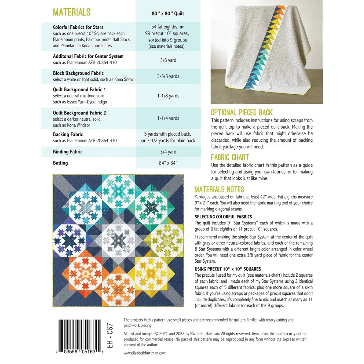 Star Systems Quilt Pattern - Mercury Craft Co.