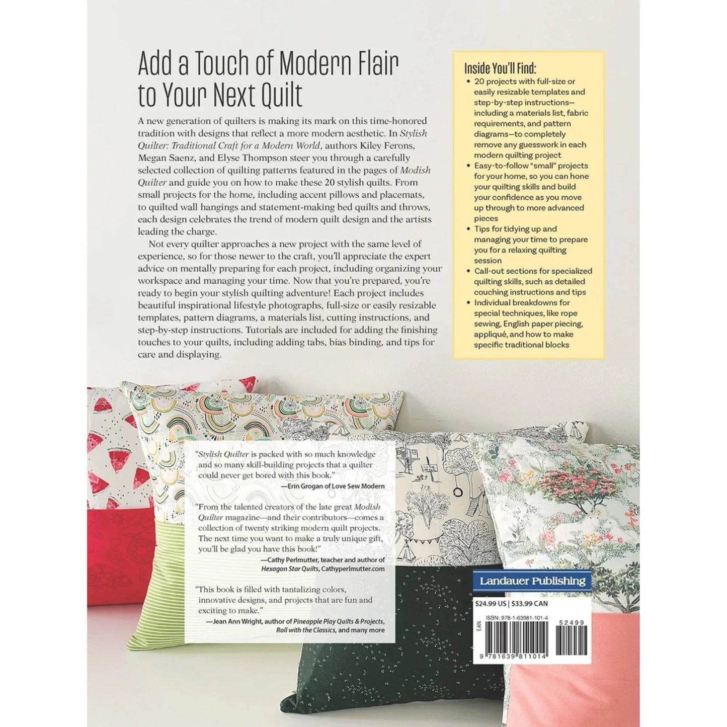 Stylish Quilter - Softcover - Mercury Craft Co.