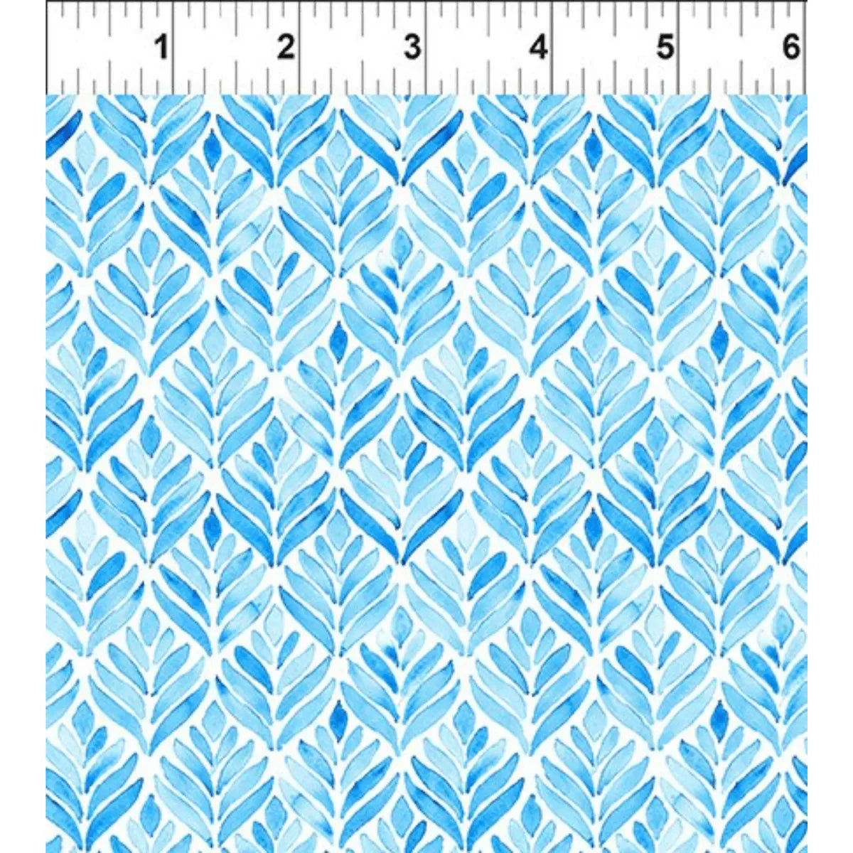 Summer Breeze Leaves in Blue - Mercury Craft Co.