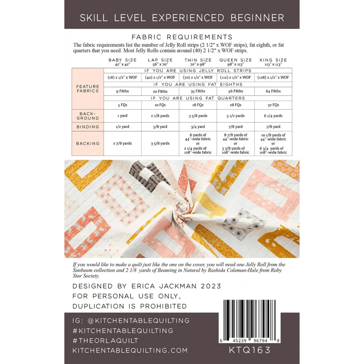 The Orla Quilt Pattern - Mercury Craft Co.