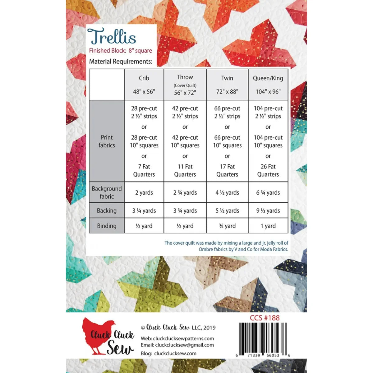 Trellis Quilt Pattern - Mercury Craft Co.