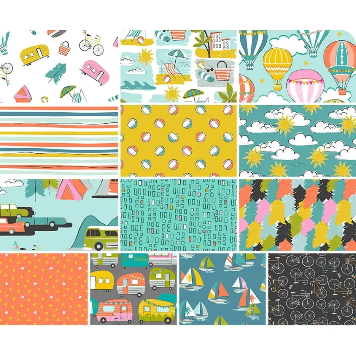 Wanderlust Half-yard Bundle - Mercury Craft Co.
