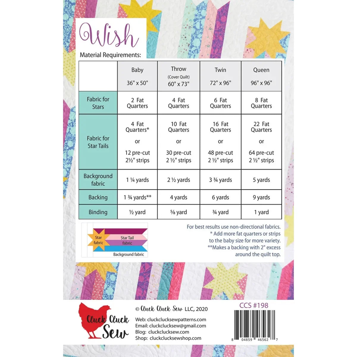 Wish Quilt Pattern - Mercury Craft Co.