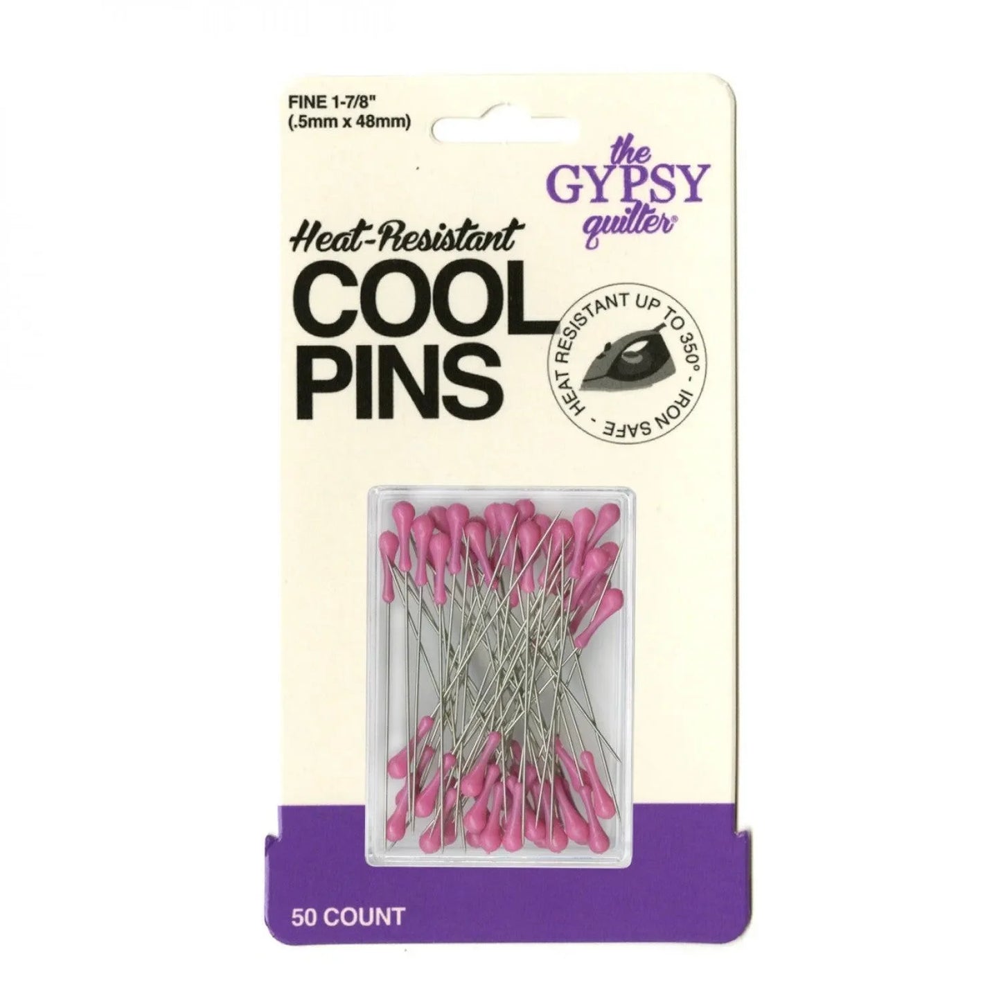 Cool Pins in Fortune Fuchsia 50ct - Mercury Craft Co.