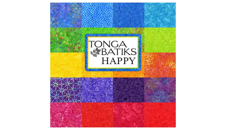 Tonga Batiks Happy - Mercury Craft Co.