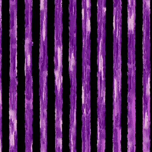 Pattern of vertical purple stripes on a black background