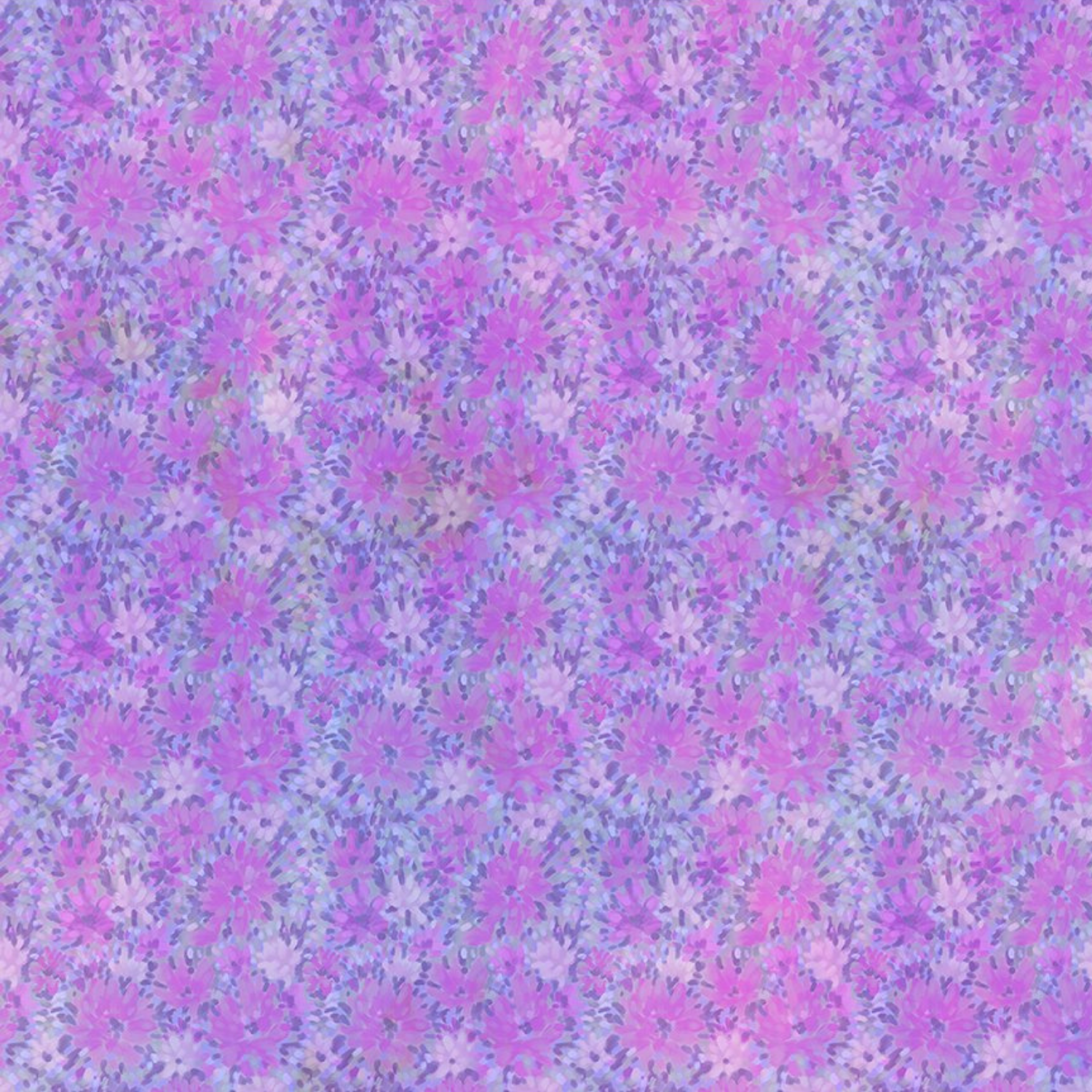 Floral pattern with small pink flowers on a light purple background