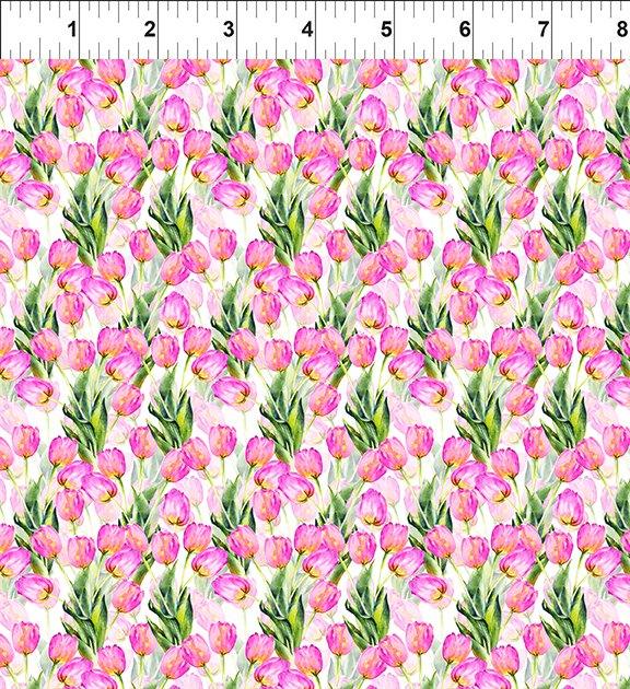 Tulipes de beauté aquarelle en rose