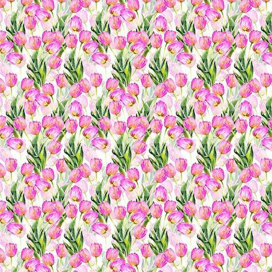 Tulipes de beauté aquarelle en rose