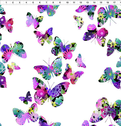 A Groovy Garden Butterflies in Purple - Mercury Craft Co.