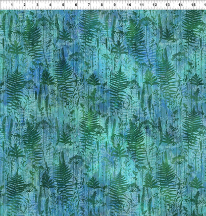 Haven Ferns in Teal