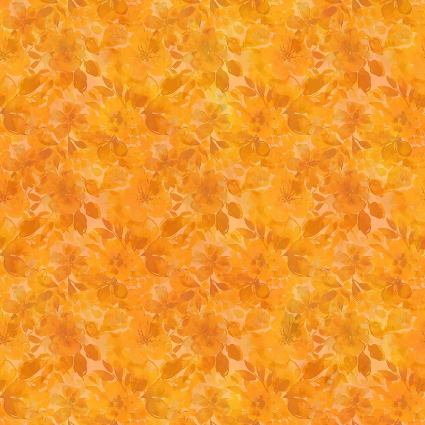 Floral pattern on a yellow background
