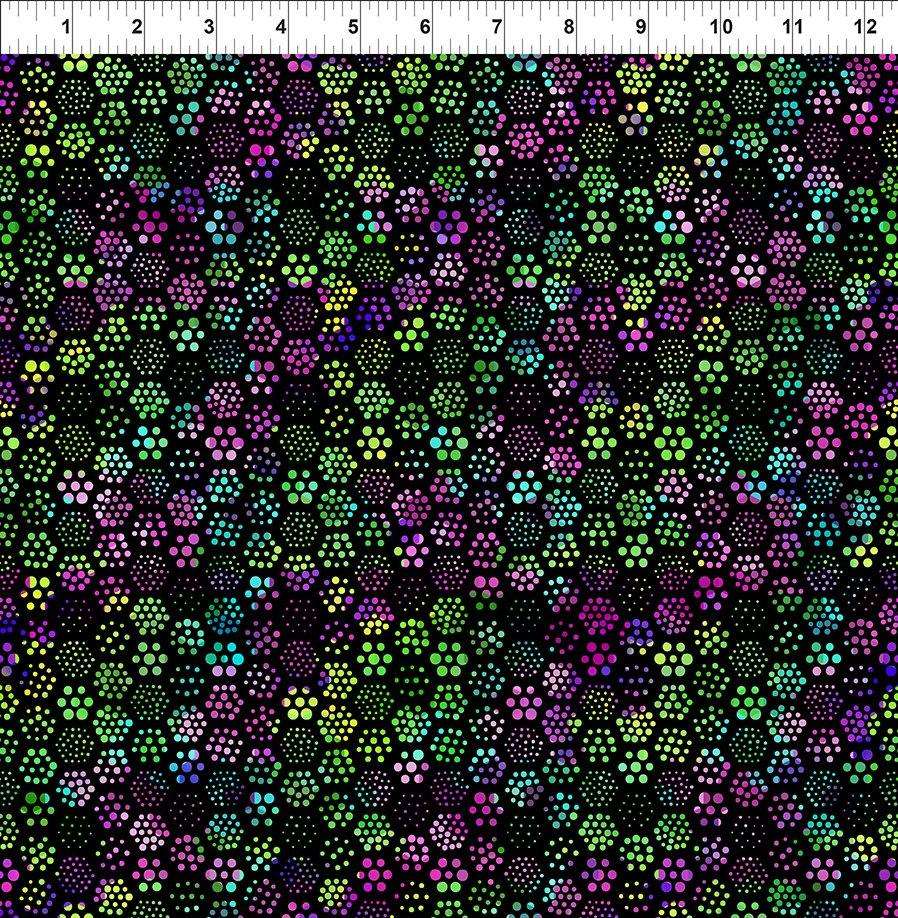 A Groovy Garden Hex in Purple