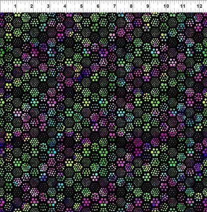 A Groovy Garden Hex in Purple