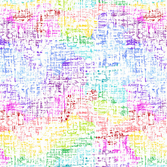 Multicolored abstract pattern with a white background