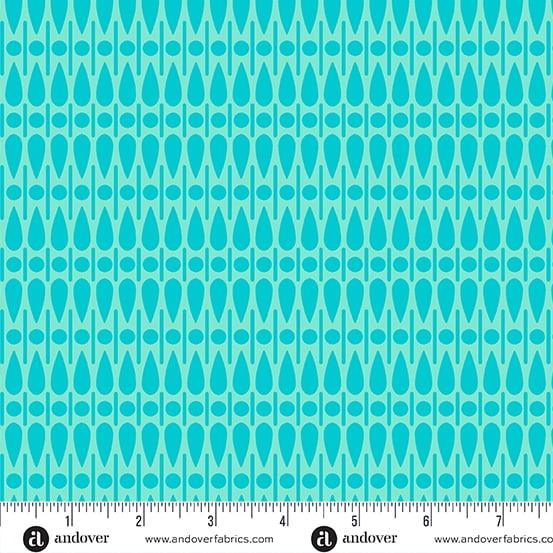 A 672 T Sun Print 2024 Scatter in Aqua